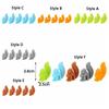 5pcs Cup Decoration Tea Bag Hangers Silicone Tea Bag Clip Squirrel Shaped Tea Bag Holder  Mug