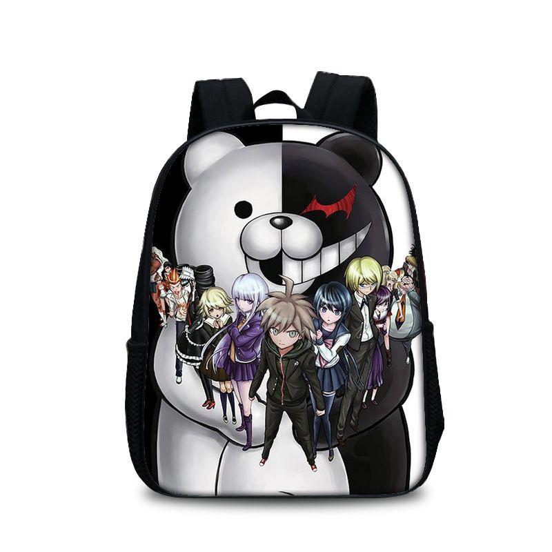Рюкзак с аниме-принтом Danganronpa, водонепроницаемый, высокой вместимости, легкий, портативный, идеально подходит для школы и путешествий