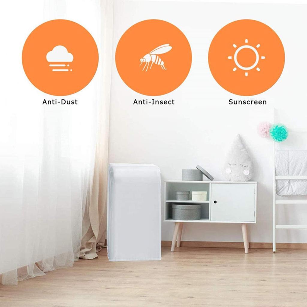 1pcs Portable Air Conditioner Cover Waterproof Zipper Bag Protective Cover Mobile AC Dustproof Cover For Condenser Compressor