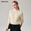 Zhaojun Women's 2025 A/W 100% Cashmere Half Turtleneck Sweater
