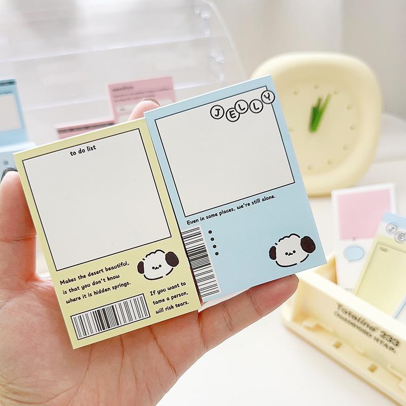 100 Sheets/pc Cartoon Memo Pad Sticky Note To Do List Check List Planner Notepad for Staff Students Stationery Journaling