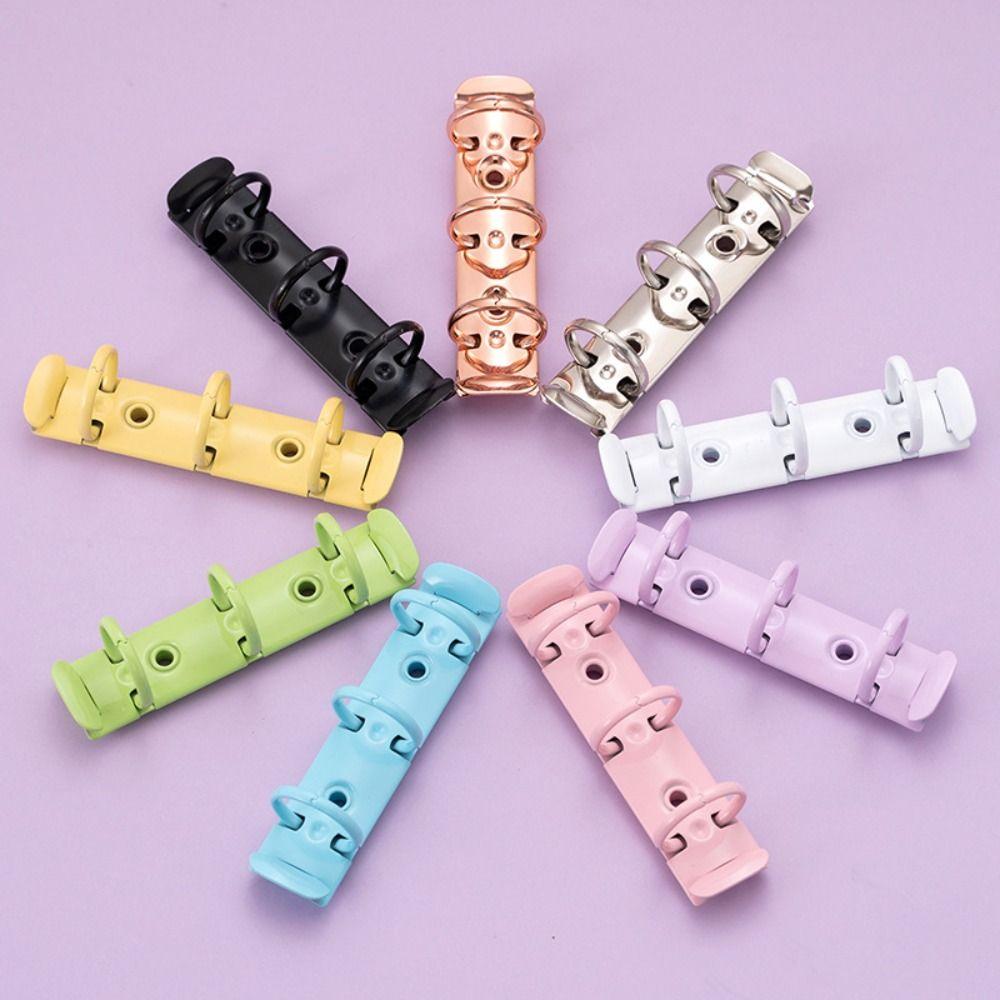 Съемные зажимы для бумаги формата А8, сделай сам, кольца для листов, металлические спиральные кольца, зажим для папки, папка для файлов