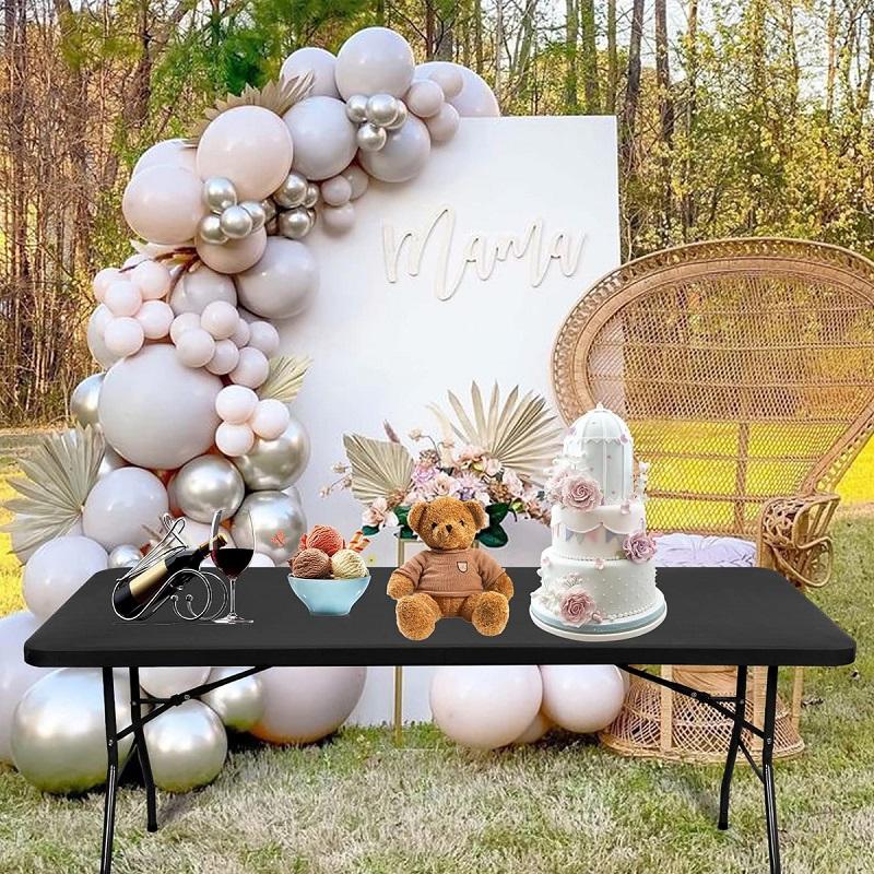 3 размера, эластичная ткань, прямоугольная скатерть, складные столы, моющийся чехол для стола для пикника, кемпинга в помещении и на открытом воздухе