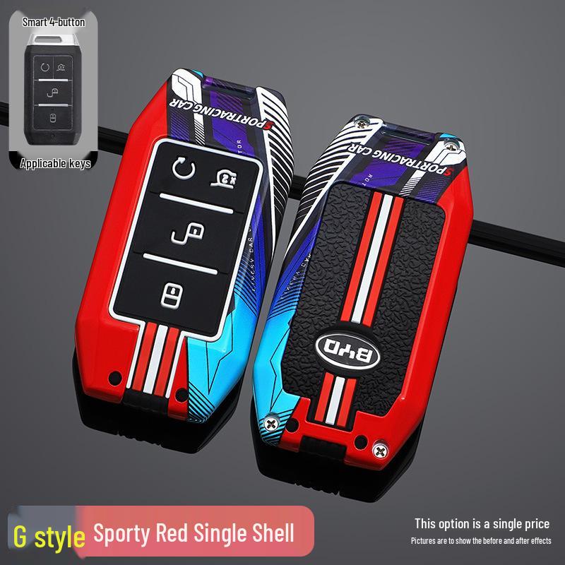 Durable Key Covers for BYD e1/e2, e3/S2, Qin Yuan New Energy Cars - Anti-Drop Shells for Men & Women