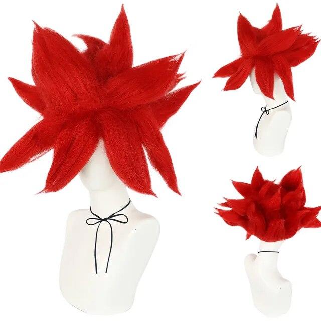 Взрослый аниме синтетический Dragon Ball Z Saiyan Son Goku Gogeta Vegetto косплей парик для Хэллоуина и Рождества Косплей