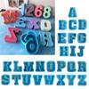 3D Силиконовые формы с буквами от A до Z, Форма для эпоксидной смолы, Поделки своими руками, Форма для полимерной глины, Форма для гипса, Инструменты для изготовления свечей и мыла ручной работы