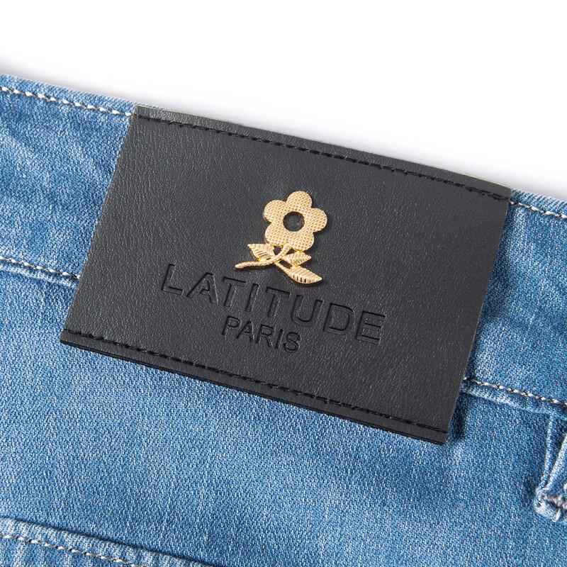 Джинсы мужские прямые из смесового тенселя MONTAGUT