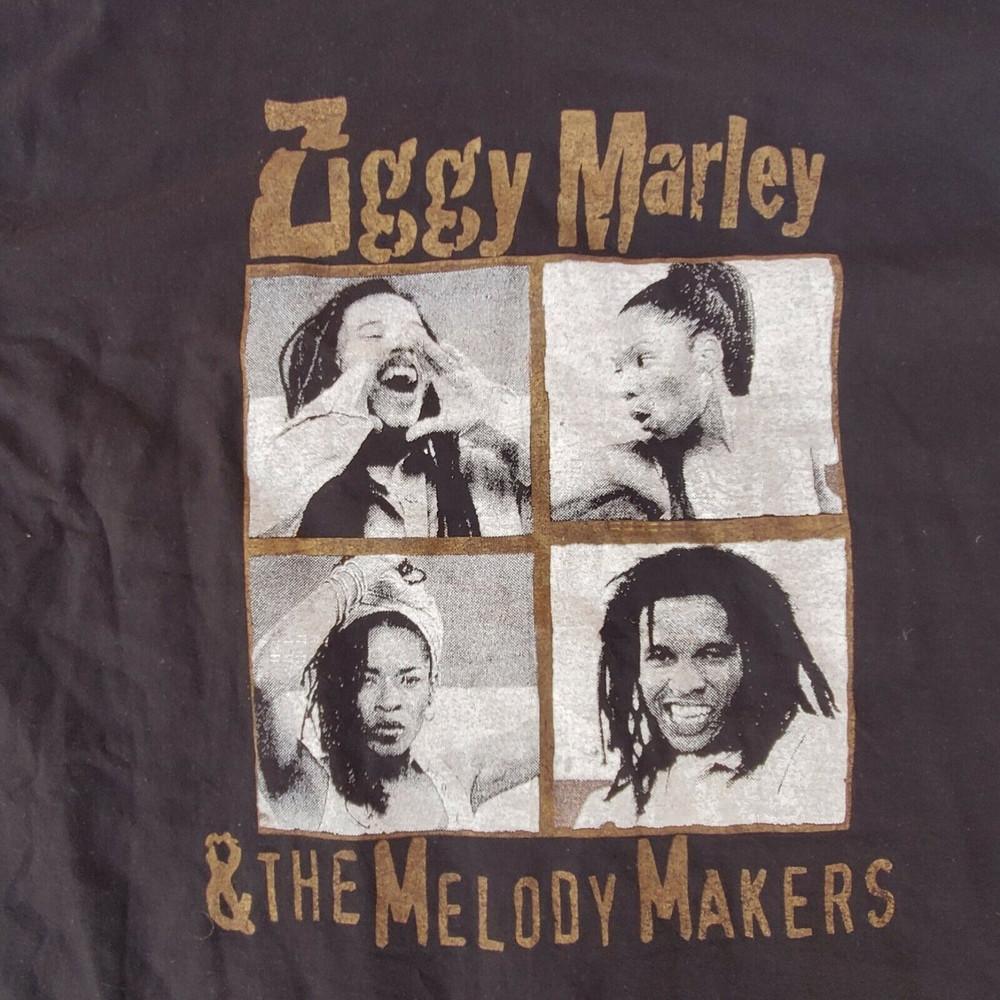 Ziggy Marley and the Melody Makers Music Group Black T-Shirt DN04