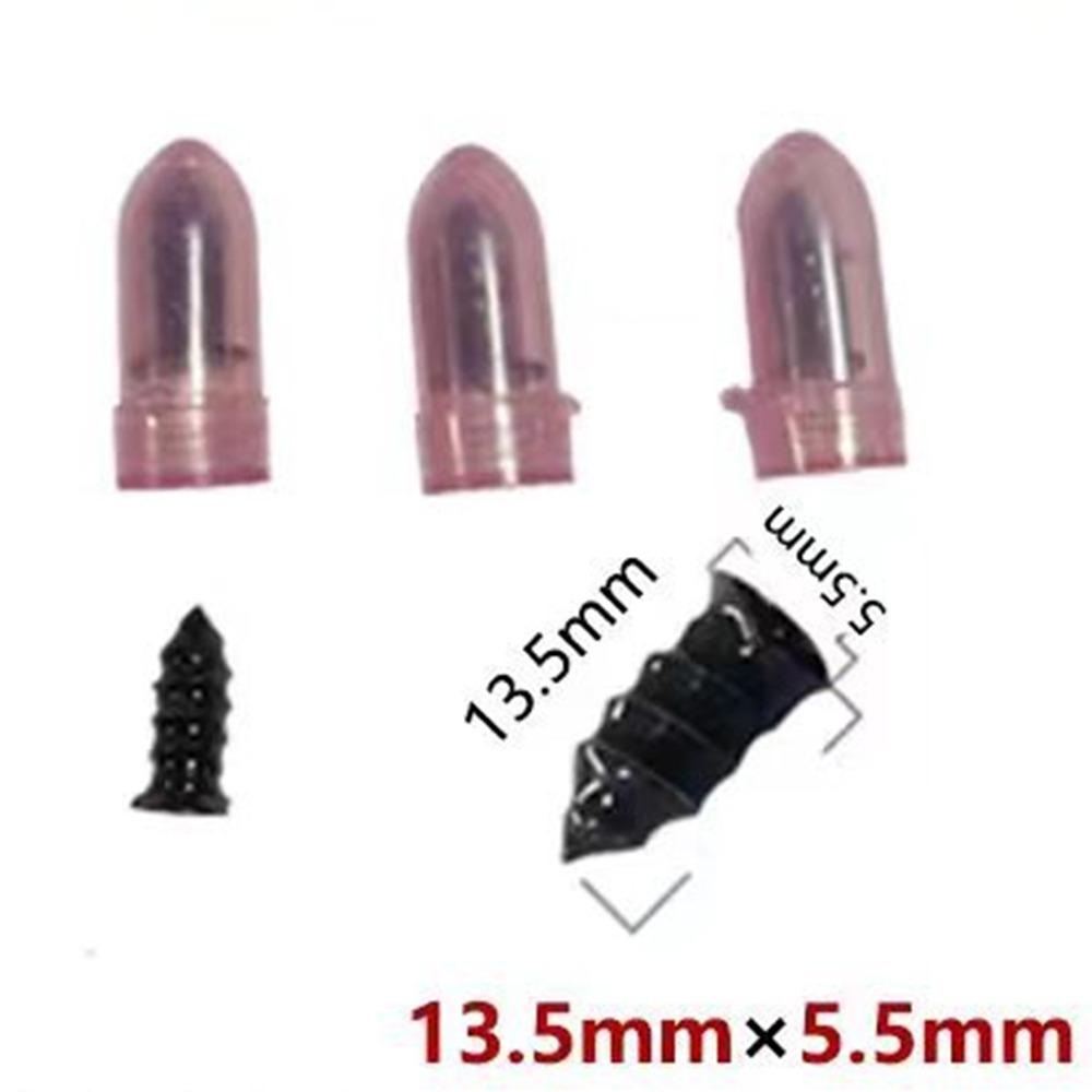 50Pcs Self-Service Tool Spiral Rubber Screws S/M/L/XL Tire Screw Plugs Car Tire Repair