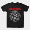 Мужская черная футболка с принтом Ramones Печать на трансферной бумаге без вырезания Хлопковая футболка