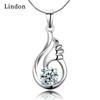 Женское ожерелье Lindon, кулон из медного сплава, циркон, модный подарок