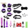 TBH Plush Handcuffs Restraints Bondage Condom Dildo Choker Couples Sex Tool Set