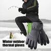 Зимние перчатки ветрозащитные термоперчатки с сенсорным экраном для мужчин и женщин для холодной погоды на открытом воздухе спортивные аксессуары для велоспорта катания на лыжах пешего туризма