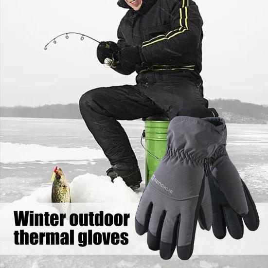 Зимние перчатки ветрозащитные термоперчатки с сенсорным экраном для мужчин и женщин для холодной погоды на открытом воздухе спортивные аксессуары для велоспорта катания на лыжах пешего туризма