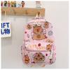 Adorable New Kids Backpack Colorful Cartoon Design Lightweight Nylon For School Travel