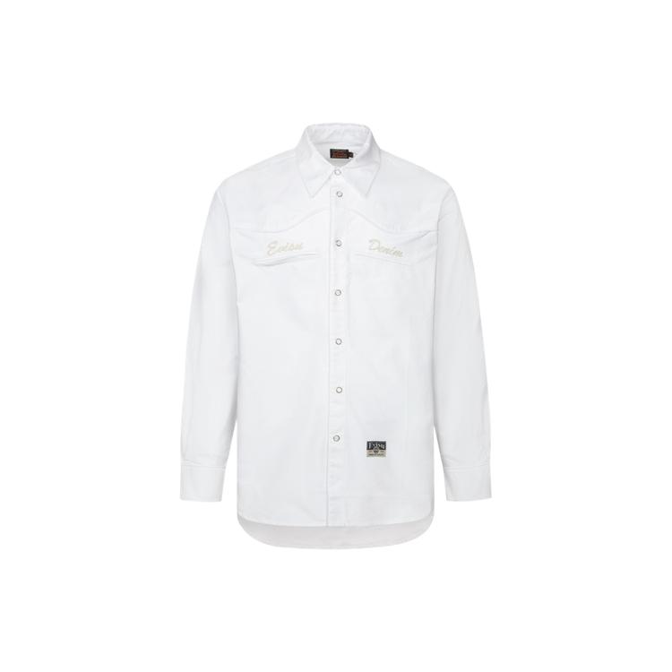 EVISU Shirts Men's White Lapel Moderate Other 2ESHTM4SL1020RXCT
