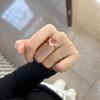 Xiaohongshu Розовый Гибискус Полупрозрачное Кольцо с Четырьмя Лапками