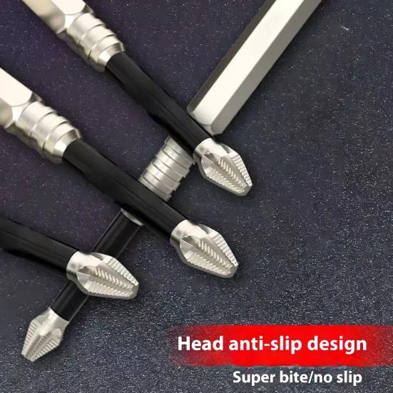 Набор из 9/12 сверл, нержавеющие, противоскользящие, магнитные, широкие, для электрической отвертки