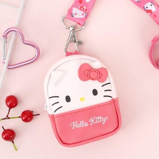 Sanrio Pochaco Kuromi My Melody Hello Kitty Mini Pouch Earphone Coin Purse Key Ring Bag Ring Necklace Pouch, a Popular Character In Korea