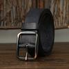 Belt Men's Matte Glossy Retro Leather Pin Buckle First Layer Cowhide Casual Trendy All-Match Youth Jeans Belt