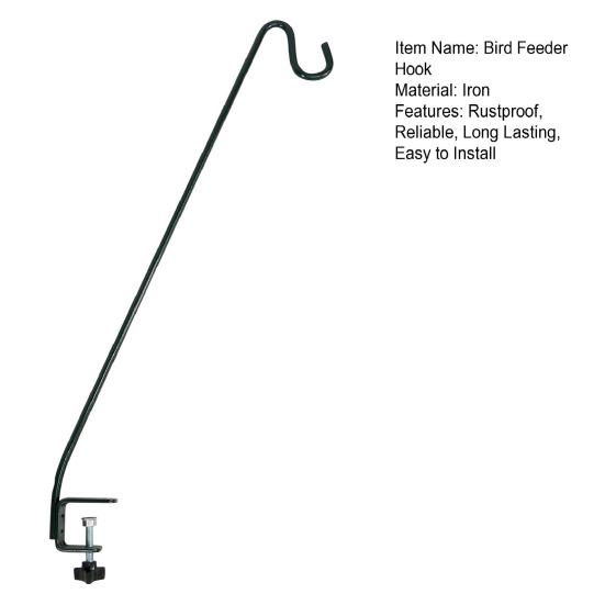 1/2/4 шт. прочные крючки для вешалок для кормушек для птиц на палубе, устойчивые к коррозии, подвески для кашпо с подвесками для колокольчиков