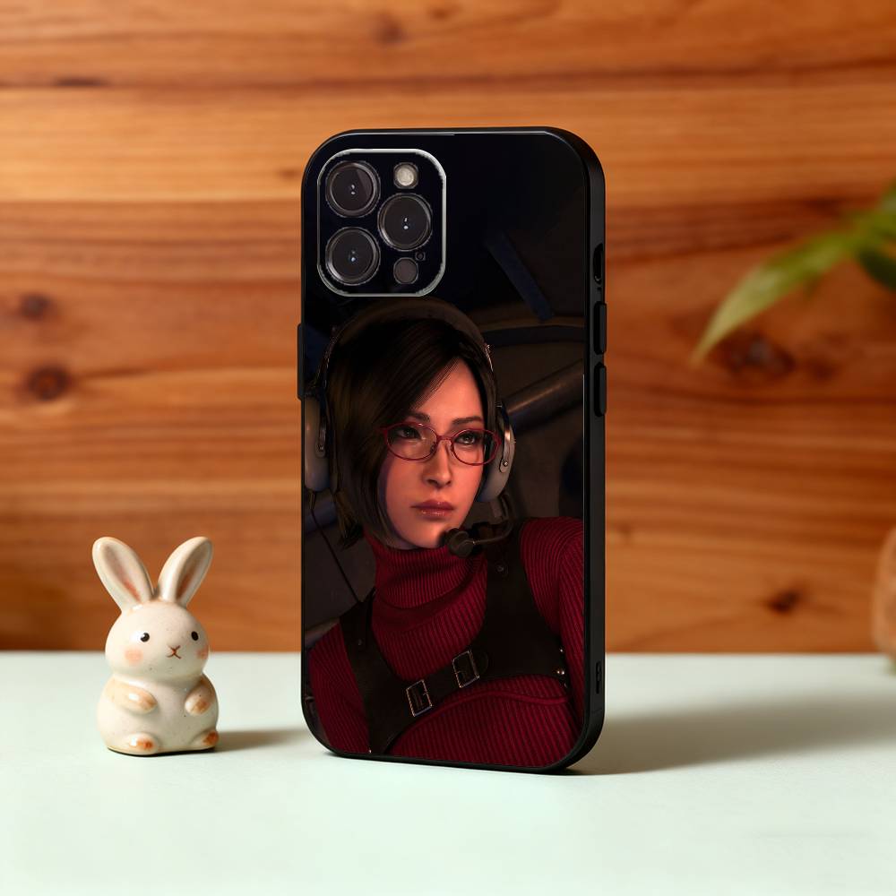 Ada W-Wong R-Resident E-Evil Phone Case For iPhone17,16,15,14,13,12,Plus,Pro Max, 5G Others Soft Black Cover