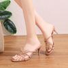 Women's Versatile Sandals,  Stylish Outdoor Slippers, Exquisite Spring Stiletto High Heels, Height Increasing