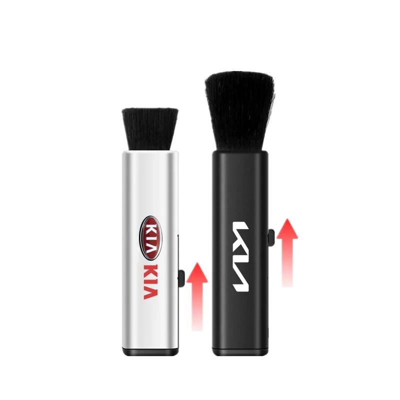 RGC1 Car Air Vent Cleaning Brush Retractable Dust Cleaner for KIA Cerato Rio Ceed Sportage Soul Picanto Car Accessories