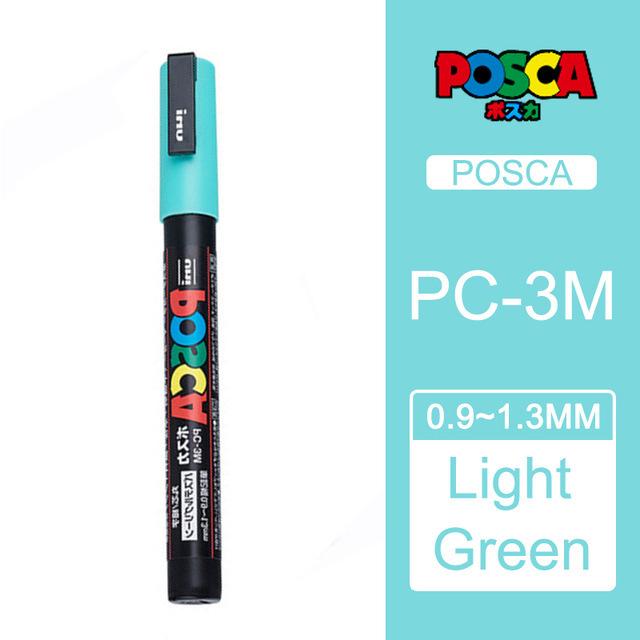 Маркер-краска Uni POSCA, 39 цветов PC-5M/44 PC-3M/36 PC-1M, Акриловые маркеры для рисования по камню, граффити, Художественные принадлежности
