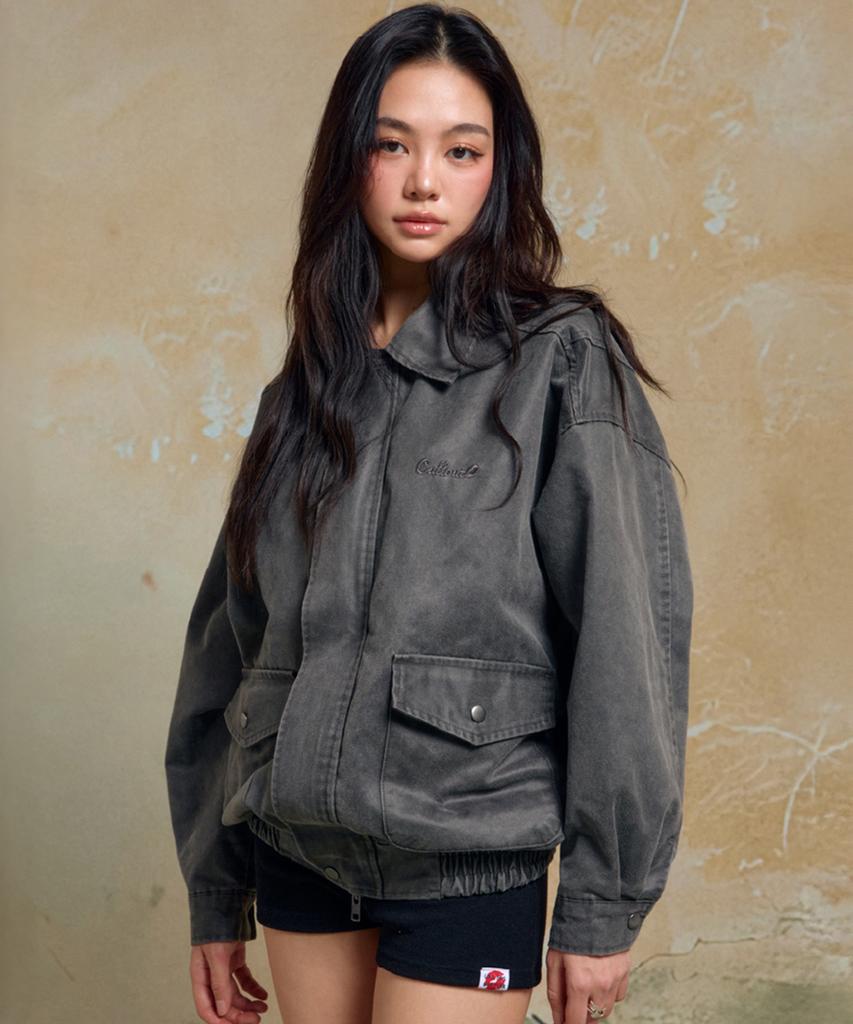 CONY Callout Washed Jacket / Grey