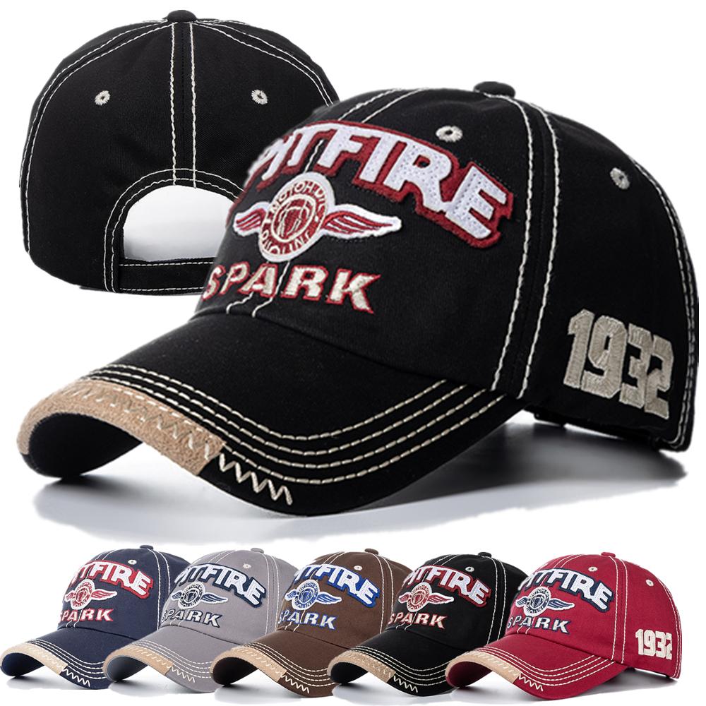 New Unisex Cap Letter Embroidery Stitched Stitching Cotton Baseball Cap Casual Outdoor Adjustable Cap For Women Men Trendy Fashionable Street Hat
