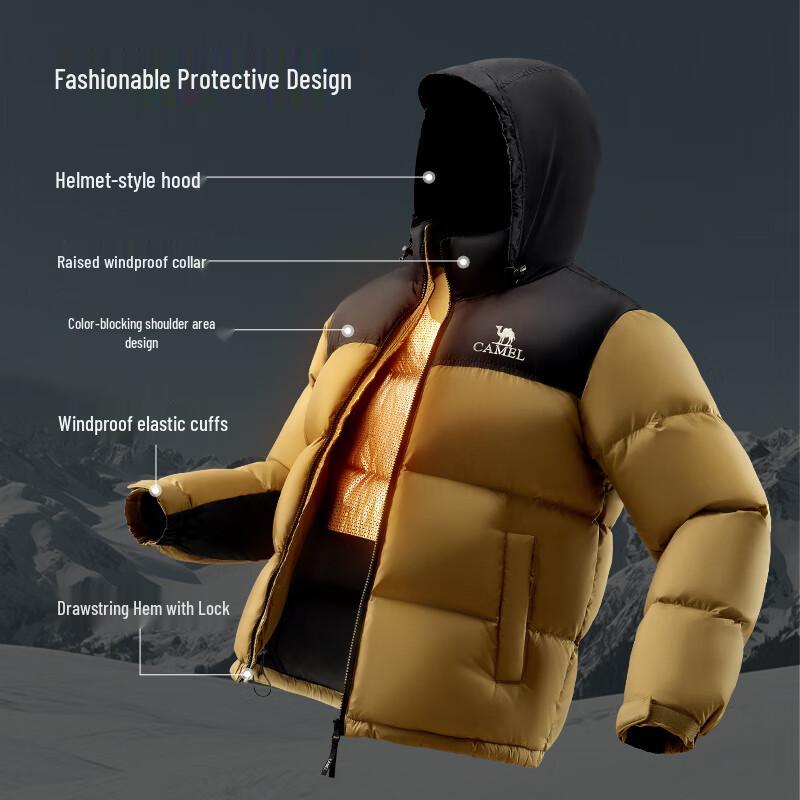 Camel Volcano 2.0 Men's Thickened Down Jacket