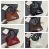 With Pendant Hobo Bag Korean Style Women's Handbag Simple PU Leather Shoulder Bag  Lady