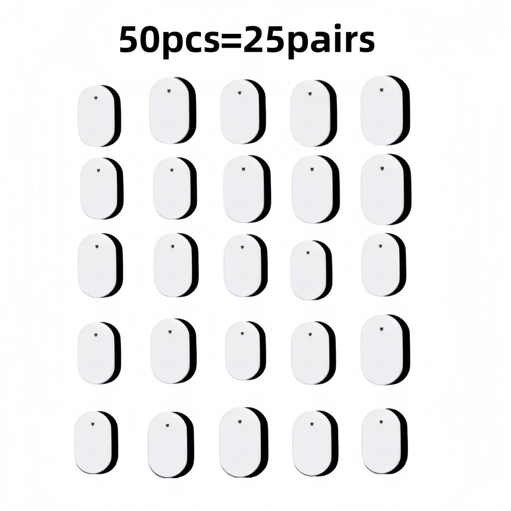 Электродные подушечки для миостимулятора Tens EMS, патчи для массажа, многоразовые, сменные, самоклеящиеся гелевые патчи для физиотерапии