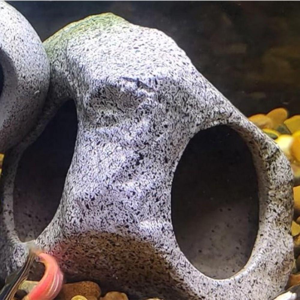 Керамический грот Дом Нерест Декор Декор Камень Безопасная Пещера Аквариум