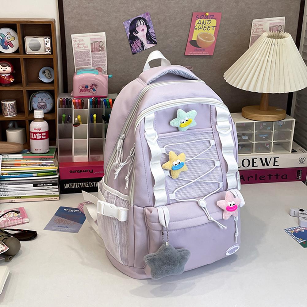 Рюкзак для женщин, многокарманный рюкзак, большой емкости, нейлоновый рюкзак на молнии для путешествий, поездок на работу и отдыха