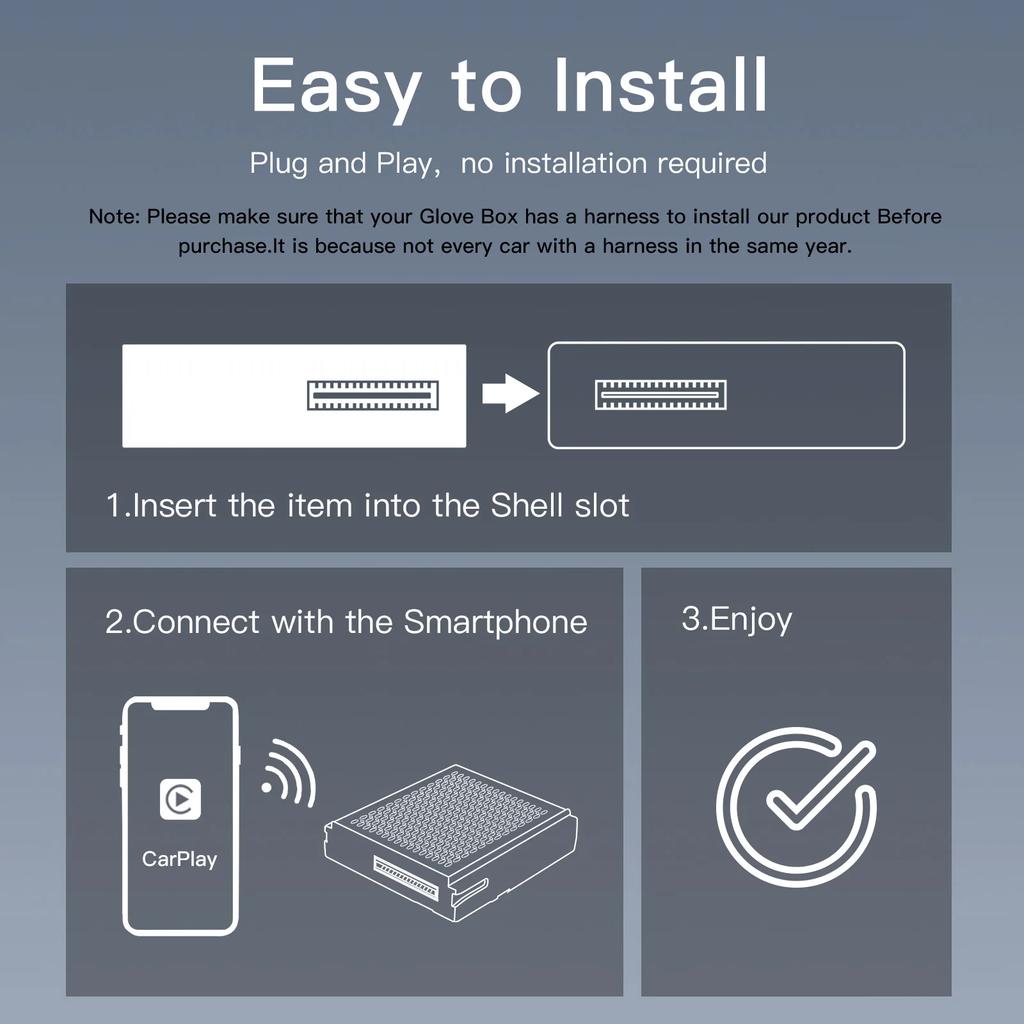 Обновление беспроводной Carplay подходит для Mercedes Benz ABCE CLA GLA GLK ML Sprinter NTG4.5 Becker Module Android Auto Navigation