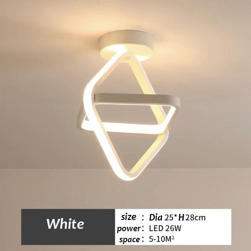 Современный декоративный светодиодный потолочный светильник для коридора, прохода, кухни, люстры, гостиной, домашнего декора, прихожей, светильники
