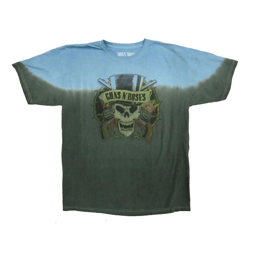 Guns N Roses Dip Dyed T-shirt Top Hat Shirt - L