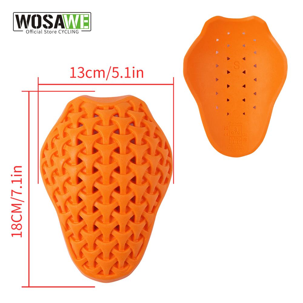 Wosawe Одобренные CE ПУ съемные и сменные наплечники для мотоцикла Наплечники для мотокросса Мягкие наплечники Защитные накладки
