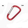 7-colors Aluminium Safety Camping Hiking Hook Buckle Keychain Climbing Buckles Alloy Carabiner