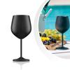 Stainless Steel Wine Glass 20 Oz Reusable Break-resistant Stemware for Travel Camping Swimming Pool Beautiful Unique Portable Me