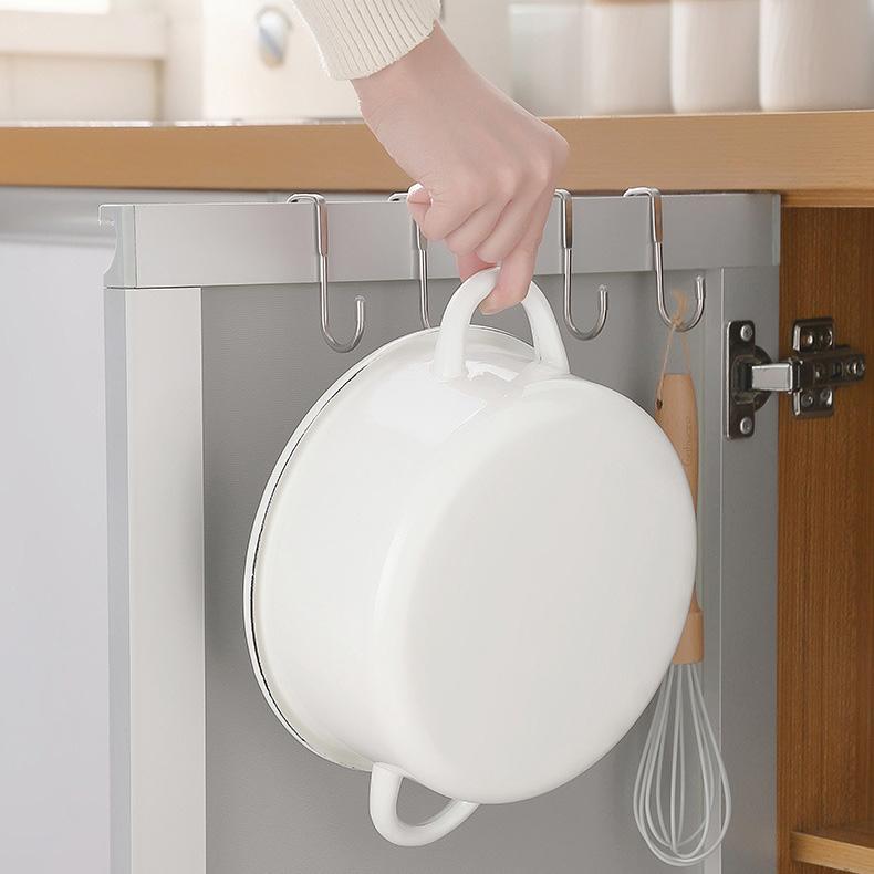 Крючок из нержавеющей стали, двойной S-образный крючок, для кухни, ванной комнаты, двери шкафа, задняя стенка, вешалка для хранения полотенец, пальто