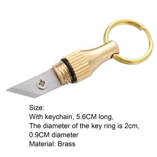 Практичный дизайн брелка для резки капсул, удобный для переноски креативного карманного резака для капсул дома