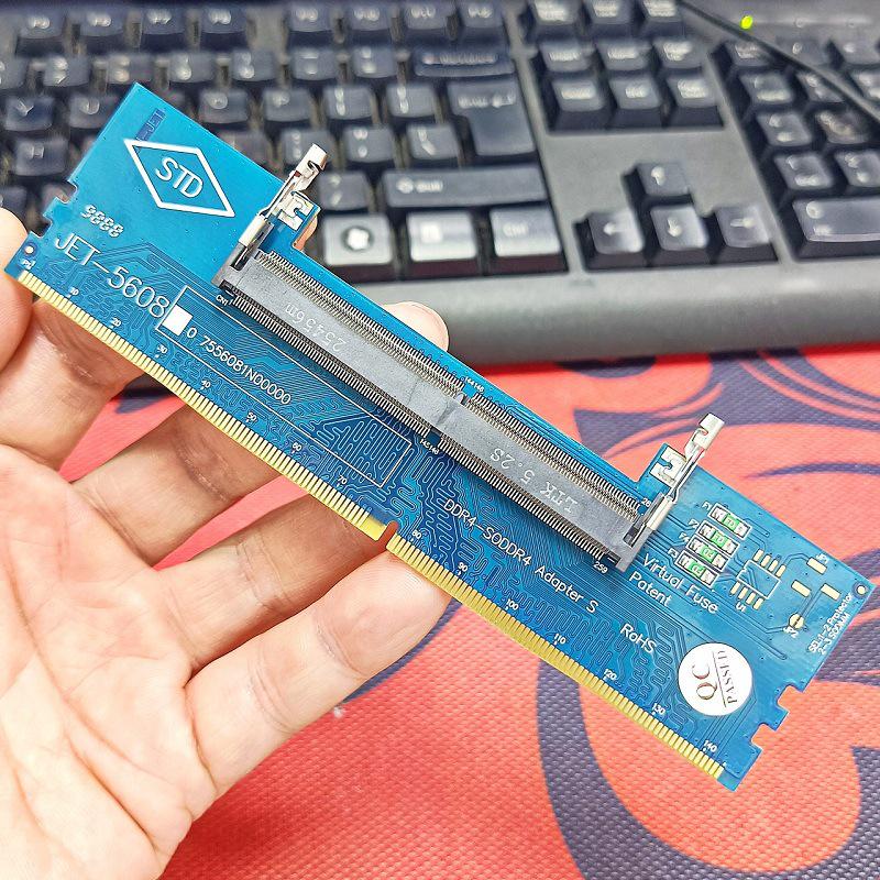Адаптер-конвертер с ноутбучного DDR4 на настольный DDR4