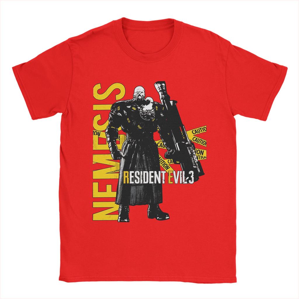 R3MAKE NEMESIS Residents Evils T Shirts for Men Cotton Funny TShirt Round Neck Tee Shirt Short Sleeve Clothes Summer