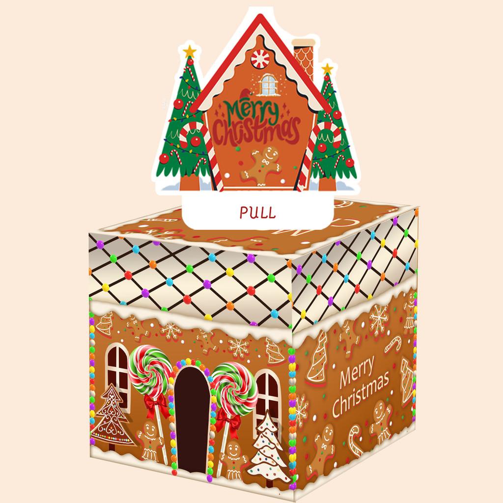 Christmas Theme Candy Gingerbread Man Money Box For Holiday Party Decor And Gift