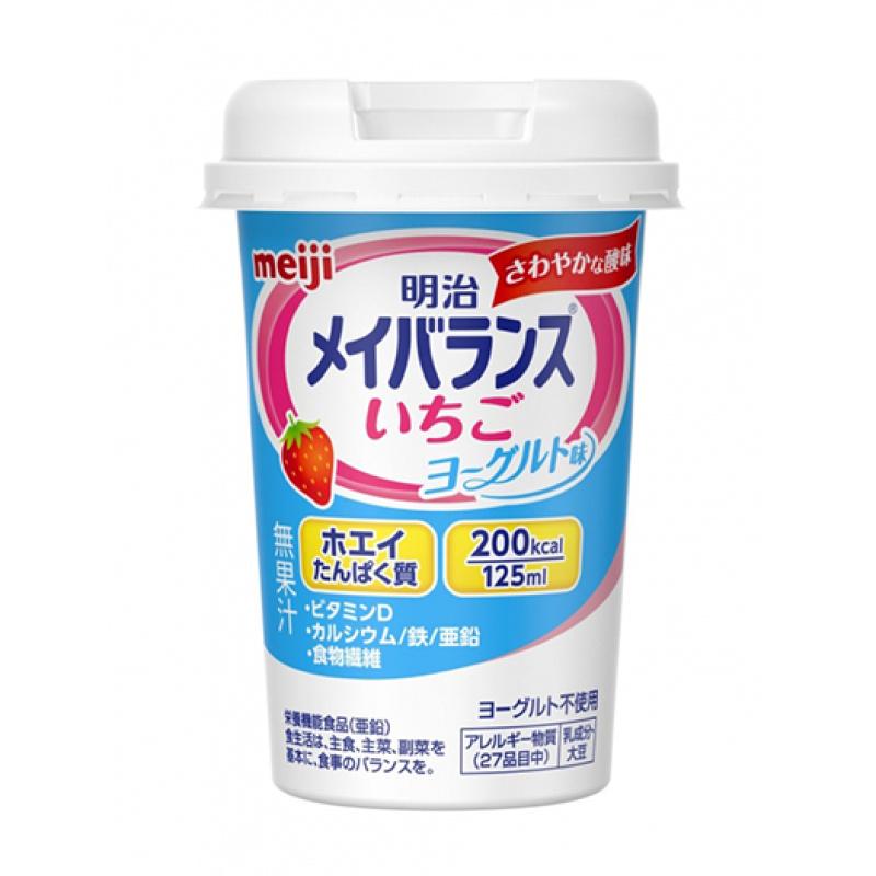 Meiji Mei Balance Mini Cup Strawberry Yogurt Flavor 125ml