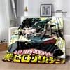 My Hero Academia Cartoon Printed Blanket Warm Flannel Blankets Soft and Comfortable Blanket Home Travel Blanket Birthday Gift