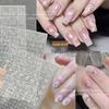 Прозрачные полые наклейки для нейл-арта: Звезды, Лучи, Бабочки, Сердца, Трафареты для клеевой аппликации, Трафареты для аэрографии